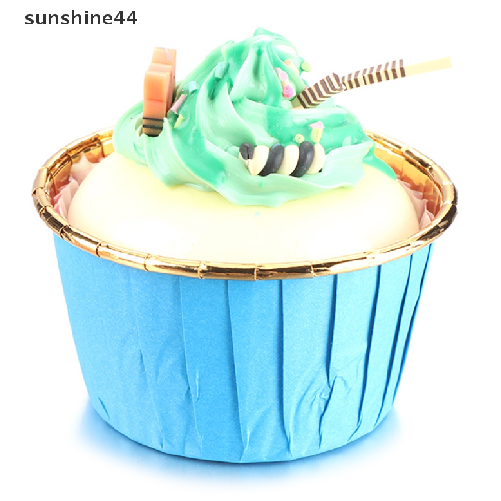 Sunshine 50PCS / Pak Kertas Pembungkus Cupcake