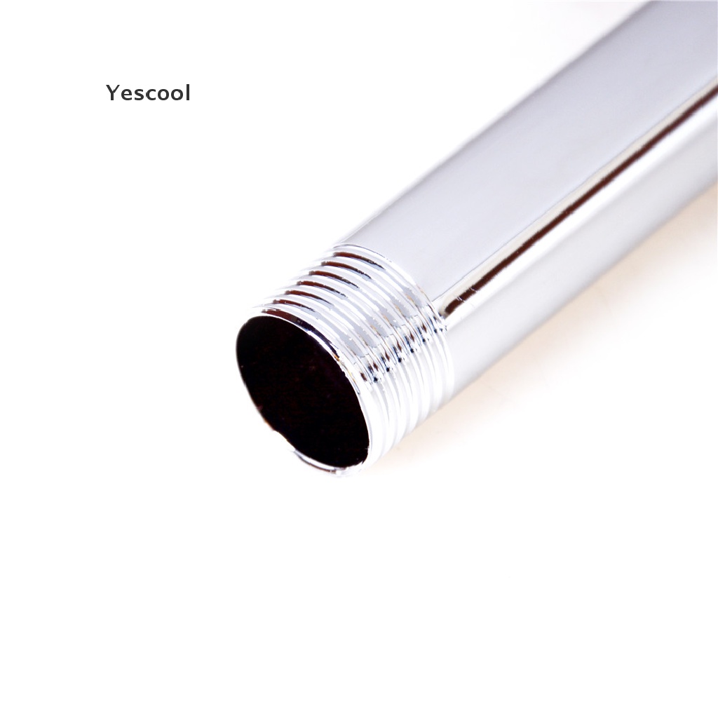 Yescool 30/40/60CM Bathroom Wall Shower Head Extension Pipe Stainless Steel Arm .