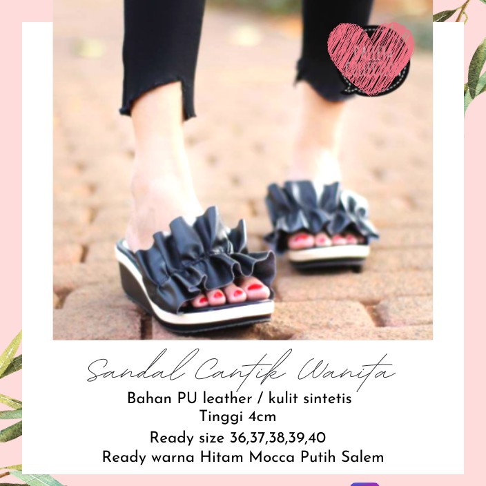 Daimatu Purewalker 602 Basic Wedges-Sandal Wanita