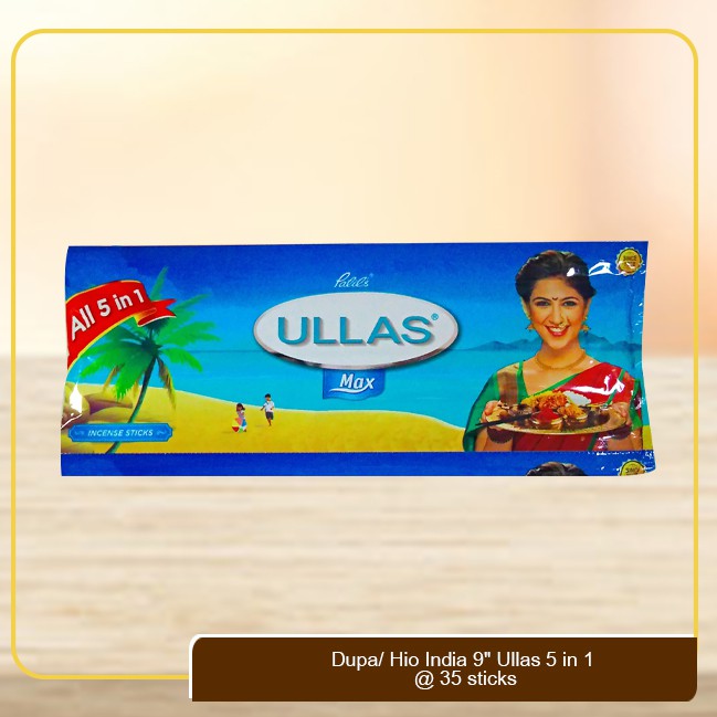 Dupa / Hio India Wangi Harum 5 in 1 9" Ullas @ 35 sticks