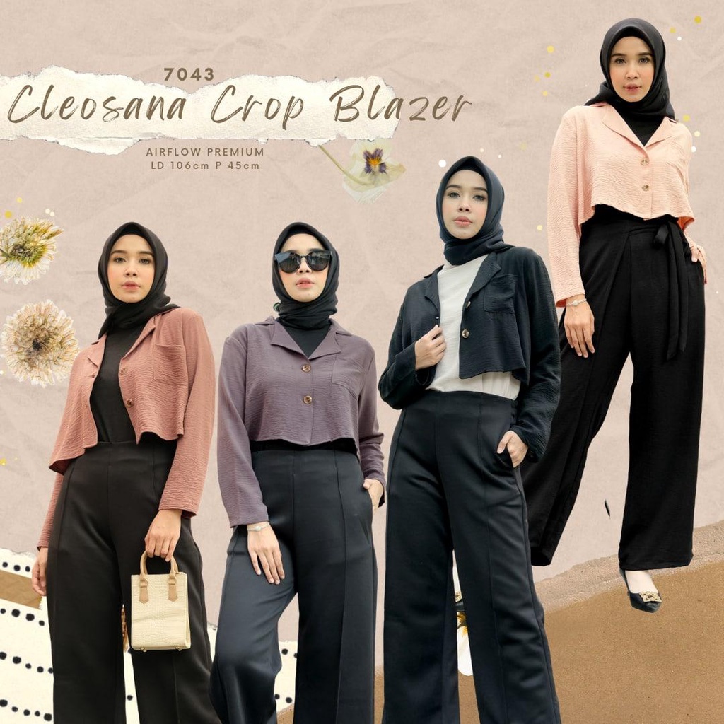 CLEOSANA CROP BLAZER / ATASAN KERJA