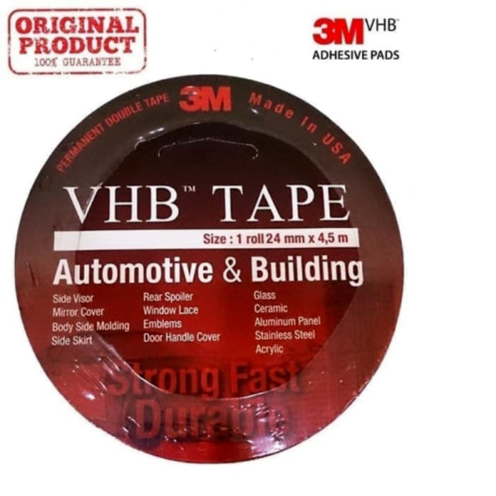 

Double Tape Super Kuat 3M VHB Original lebar 24 mm