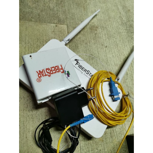 router wifi cbn merk fiber star bekas tidak terpakai