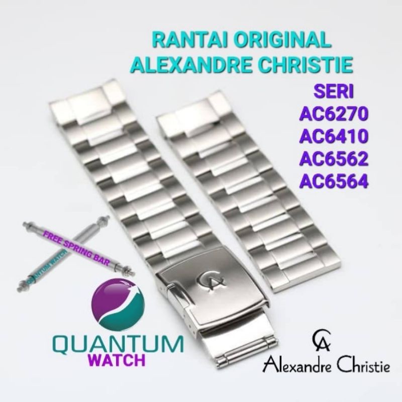 RANTAI JAM STRAP JAM STAINLESS STEEL ORIGINAL AC9205 AC 9205 AC 6564 AC 6562 AC 6410 AC 6270 COLLECT
