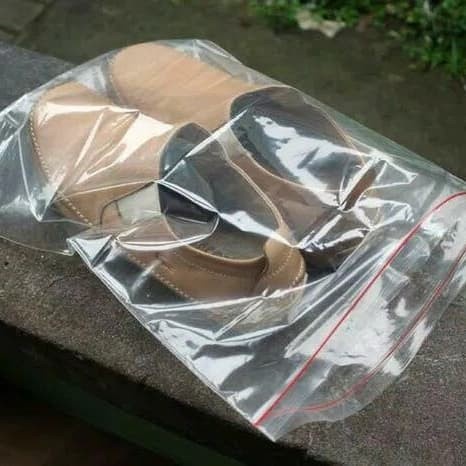 

MURAH plastik ziplock jumbo 1 pack isi 25 pcs untuk sepatu, tas, dll