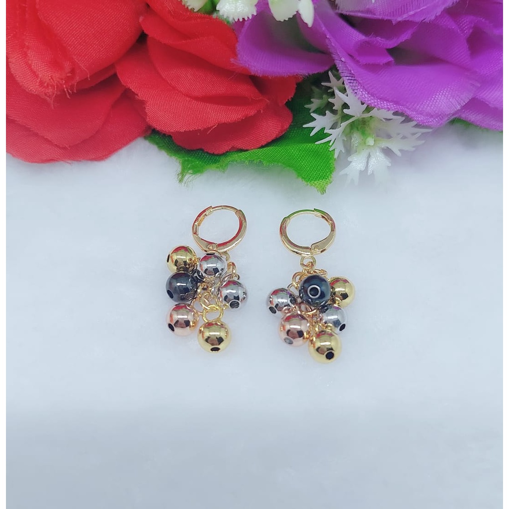 Anting anggur xuping lapis emas perhiasan fashion