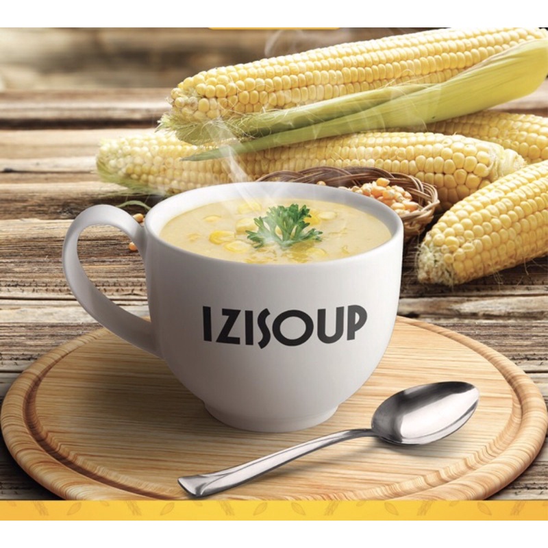 Izisoup per sachet 20 gram mushroom cream soup | spicy sour soup | sweet corn cream soup