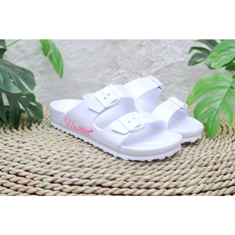 SALE !! Sandal Wanita Slide Havana Birken Sendal Slide Cewek Sandal Selop Wanita Havana Sandal Slop-5