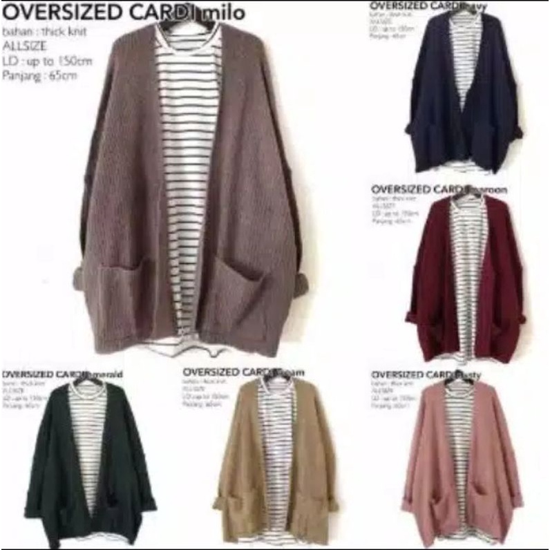 Queenfashion17/Loocy cardy oversize