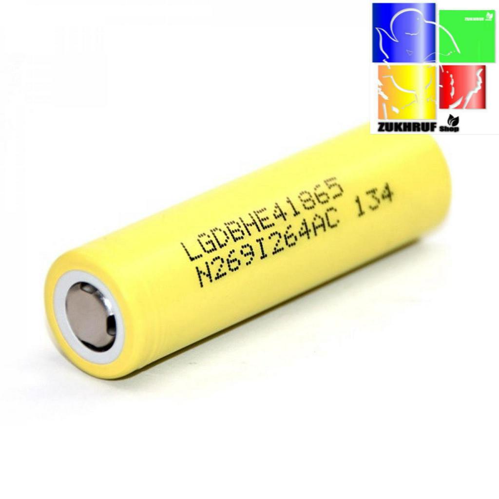 LG HE4 18650 Li-ion Battery 2500mAh 3.6V with Flat Top