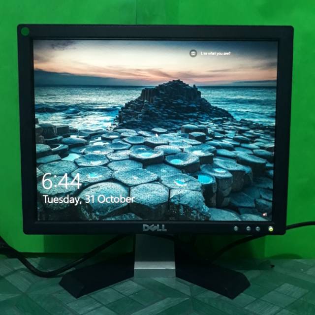LCD Monitor Komputer Pc Dell 15inch Square E156FPC