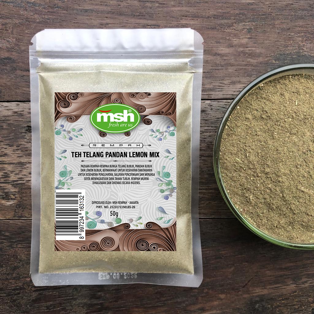 

MSH Teh Telang Pandan Lemon Mix 50 g