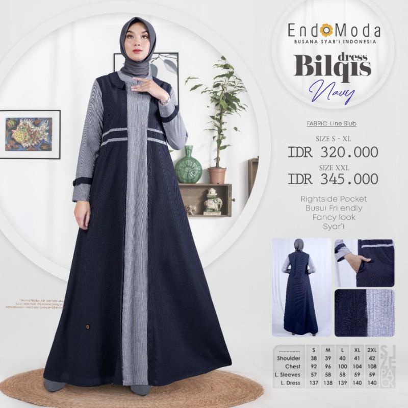 GAMIS EN BILQIS ENDOMODA TERBARU