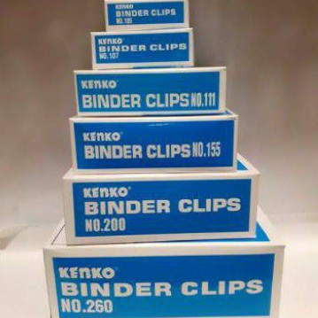 

BINDER CLIPS KENKO - PENJEPIT KERTAS KENKO