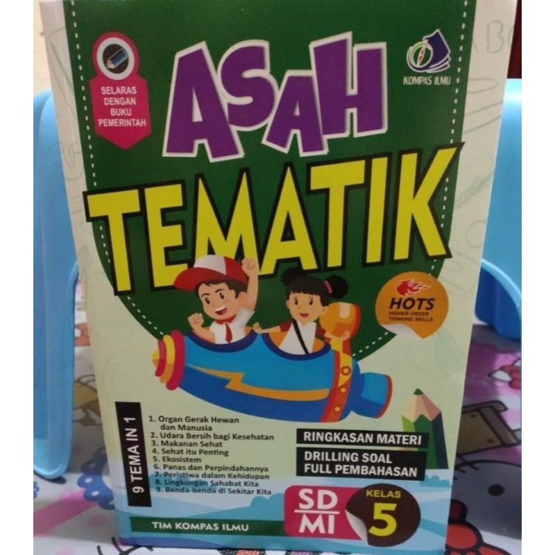 JUAL CEPAT BUKU ORIGINAL ASAH TEMATIK SD MI KELAS 5 FULL PEMBAHASAN