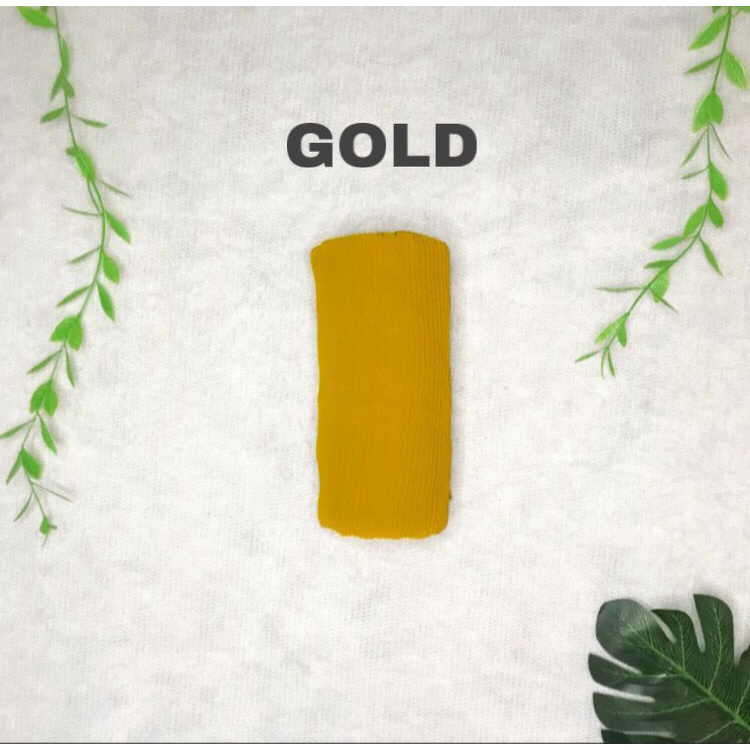 PASHMINA PLISKET LIDI  {90 X 180} AZARA-GOLD