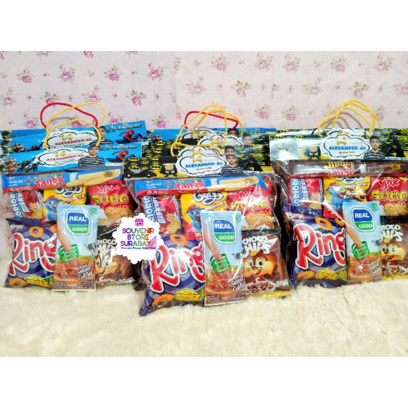 Murah !! Snack Ulang Tahun Bingkisan Snack Ultah Paket Ultah Surabaya Snack Ultah Surabaya