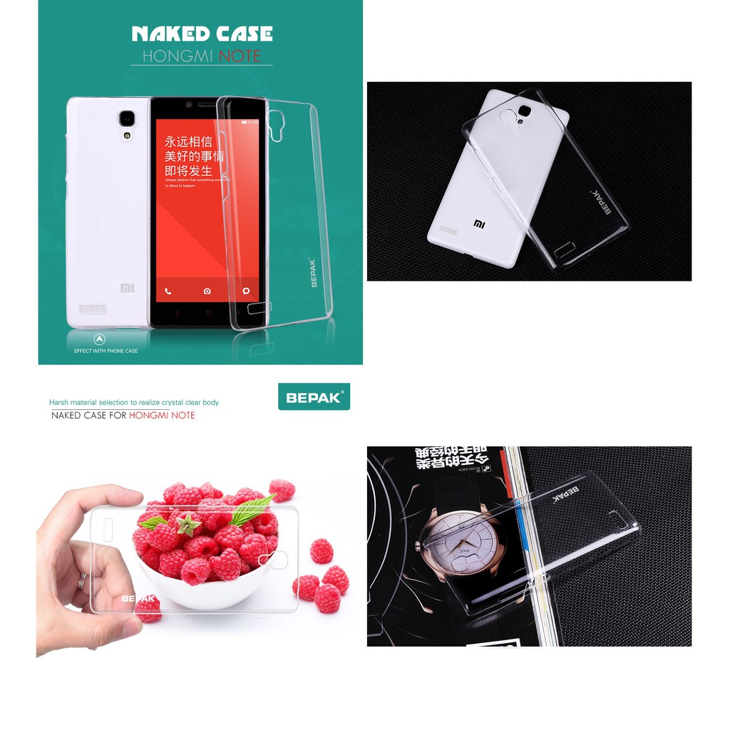 Bepak Naked Case Xiaomi Redmi Note 3G