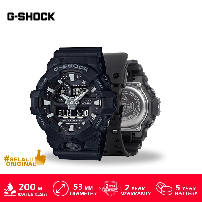 Casio G-Shock GA-700-1BDR/ GA7001BDR / GA-700 ORIGINAL