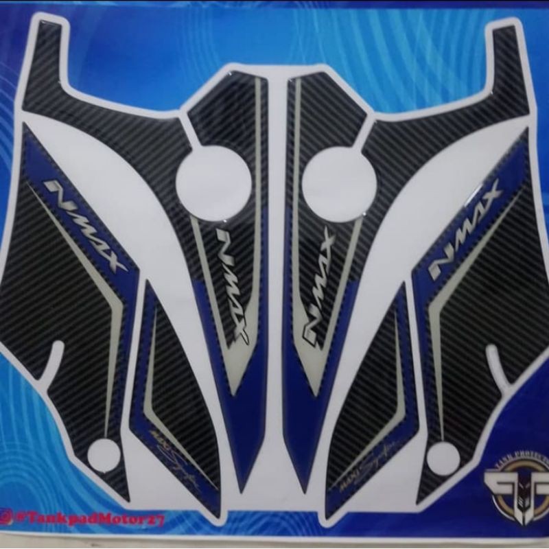 Sticker Stiker Timbul Resin Body Samping Yamaha Nmax 155 2020