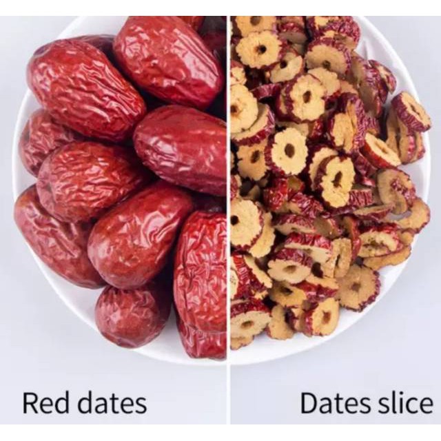 

Premium Angco Kurma Merah Slice/Potong 500 gram