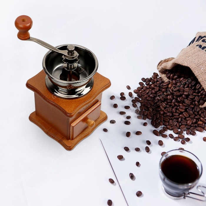 Alat Penggiling Kopi Manual Coffee Grinder - 16290