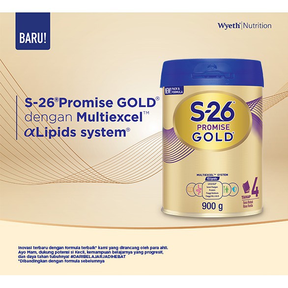 susu S26 promise gold tahap 4 vanila 900gr