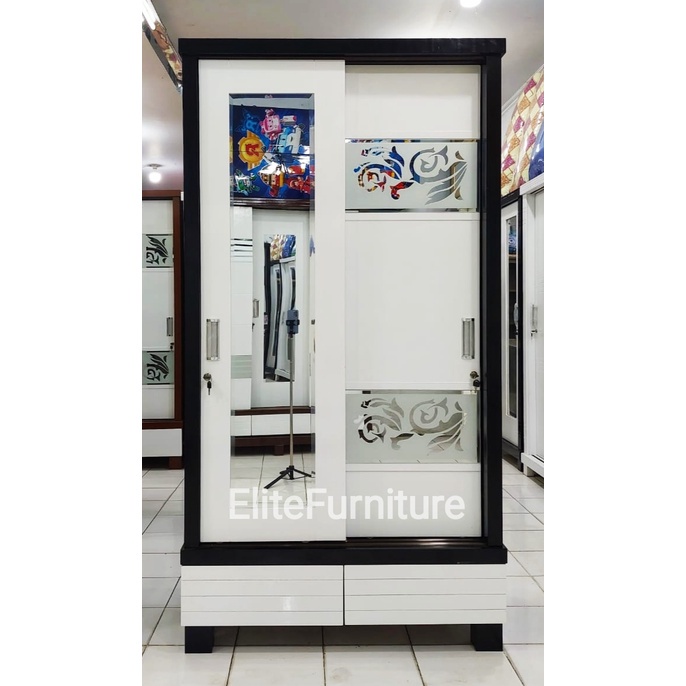 Lemari pakaian 2pintu Lemari baju 2pintu minimalis Lemari Baju Multriplek , Lemari pakaian kayu Lema