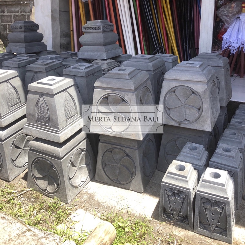 Stand Beton Dudukan Payung / Sendi Penyangga Khas Bali