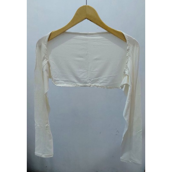 Manset Tangan Sambung Bolero Jumbo Manset Sambung Bolero Super Jumbo +-Broken White  Jb +