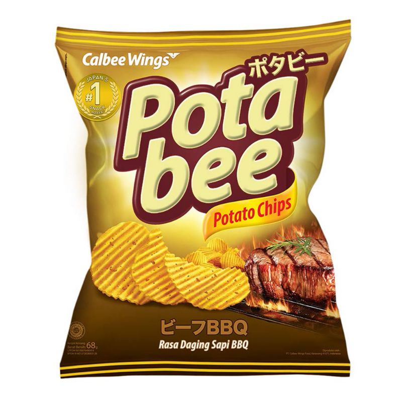 

POTABEE Potato Chips Rasa Daging Sapi BBQ