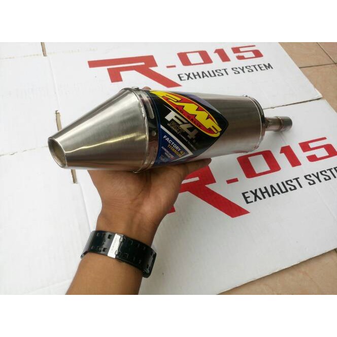 Silencer Fmf F4.1 Titan Trail For Satria 2 Tak, RX King, Ninja 2 Tak stainles