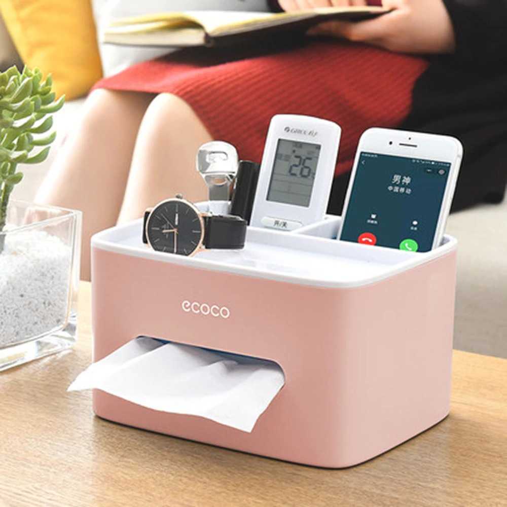 ECOCO Storage Box Kotak Penyimpanan Office Desk Case Organizer