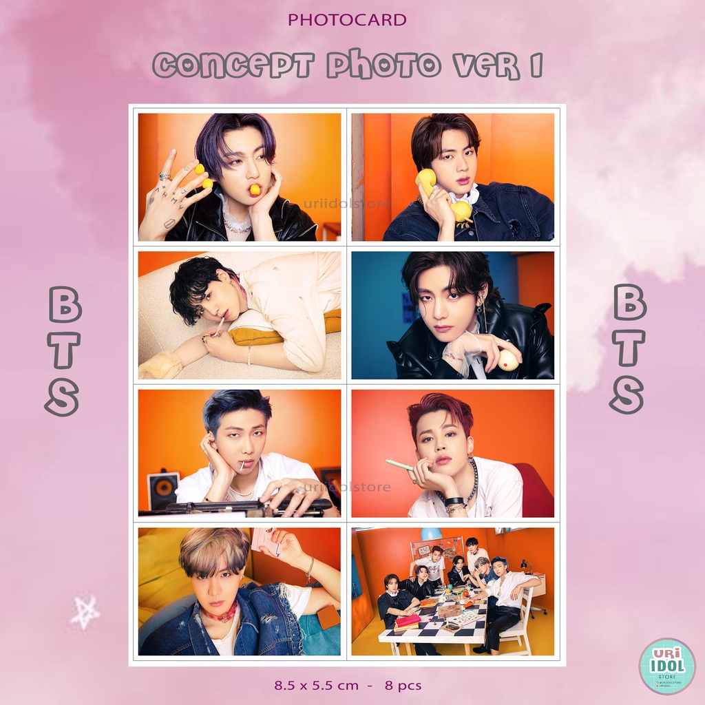 BTS Photocard - BTS BUTTER - BTS CONCEPT PHOTO VER 1/2/3  - BTS Butter Photocard - Photocard BTS