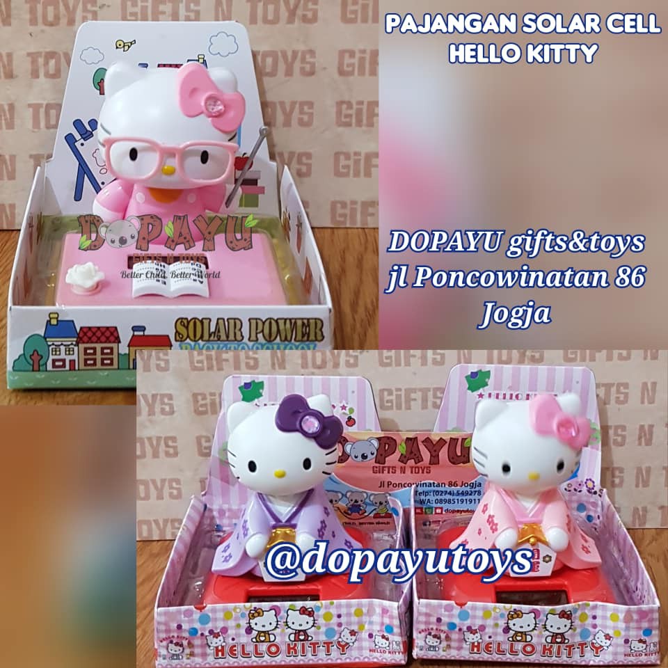 Pajangan Solar Hello Kitty Kimono