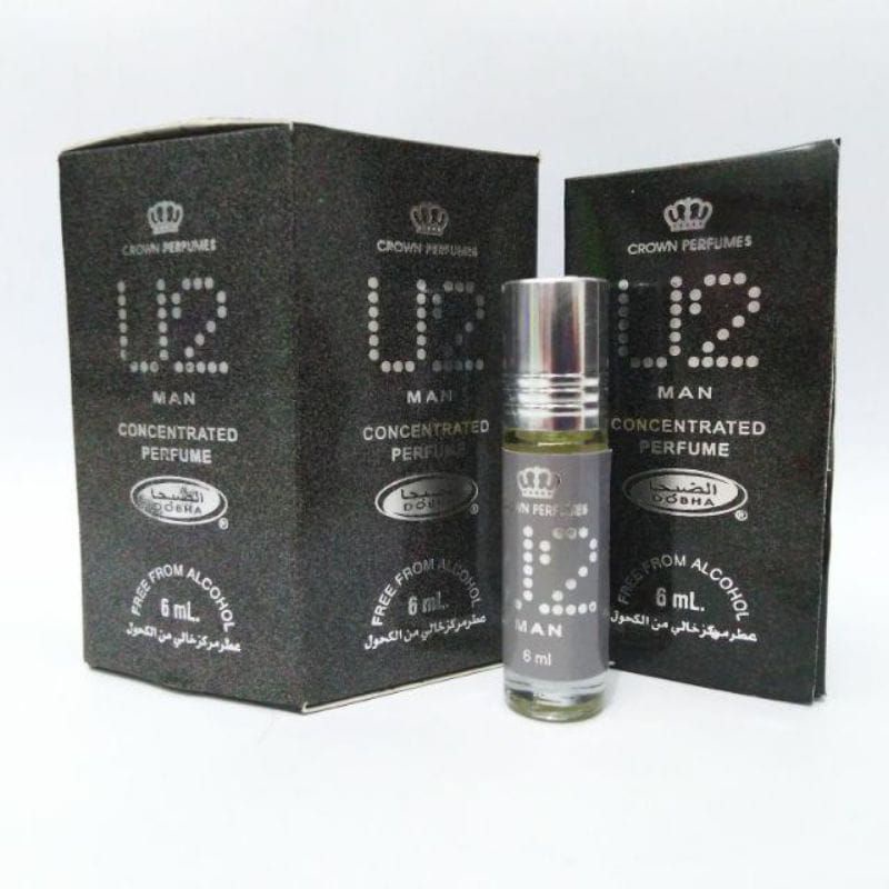DOBHA U2 MAN-PARFUM DOBHA AROMA U2 MAN Roll on 6ml Non alkohol-Minyak wangi arab Dobha