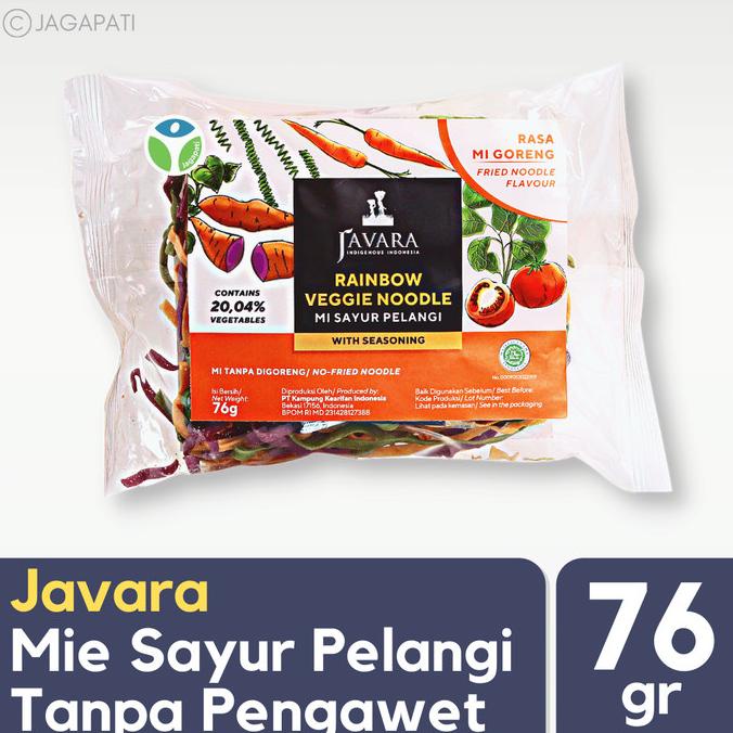 

Javara - Rainbow Veggie Noodle with Fried Noodle Seasoning 76gr