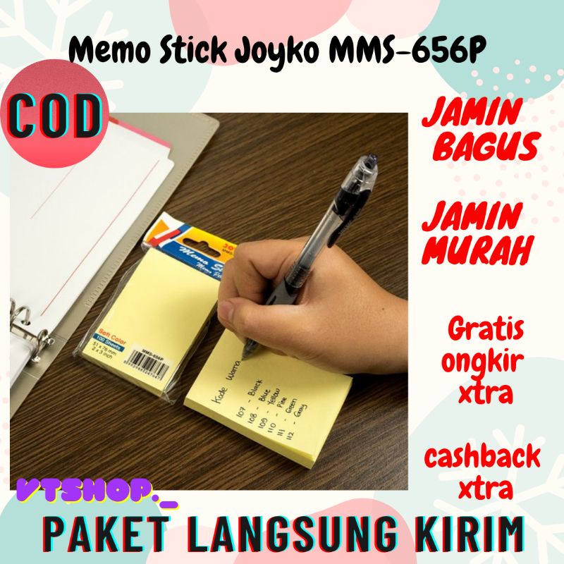 

V186 - Memo Stick Joyko MMS-656P / Memo Stick / Memo Stick 2 x 3 inch / Sticky Note