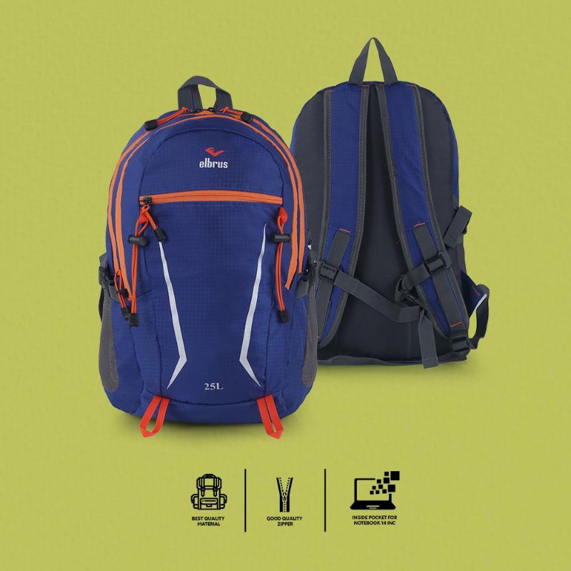 6 Warna - DAYPACK Tas Ransel 25 Liter Terbaru Kekinian Stylish | Tas Laptop Notebook 14&quot; Inch | Tas Punggung Backpack Original | Free Raincover | Tas Travelling | Tas Camping Outdoor | Tas Sekolah Kuliah Kerja Premium Material