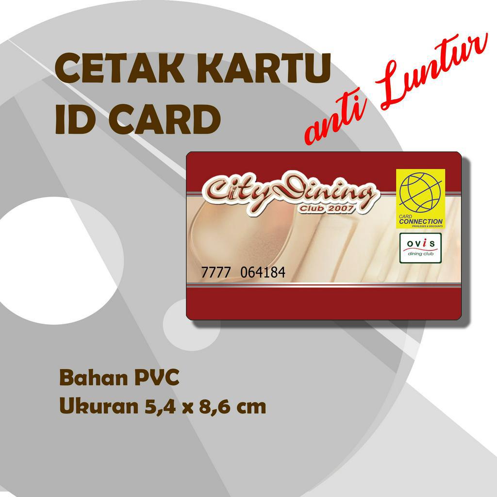 

Cetak Kartu / ID Card Bahan PVC Bisa Satuan