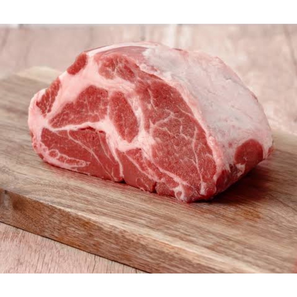 

Daging Babi Kapsim Kembang Iris / Pork Shoulder Slice 3mm 1000gr IMPORT PREMIUM QUALITY