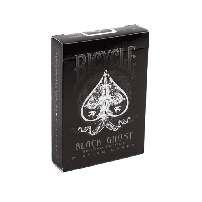 Kartu Remi Import Bicycle Ghost Black Ellusionist (Playing Cards)