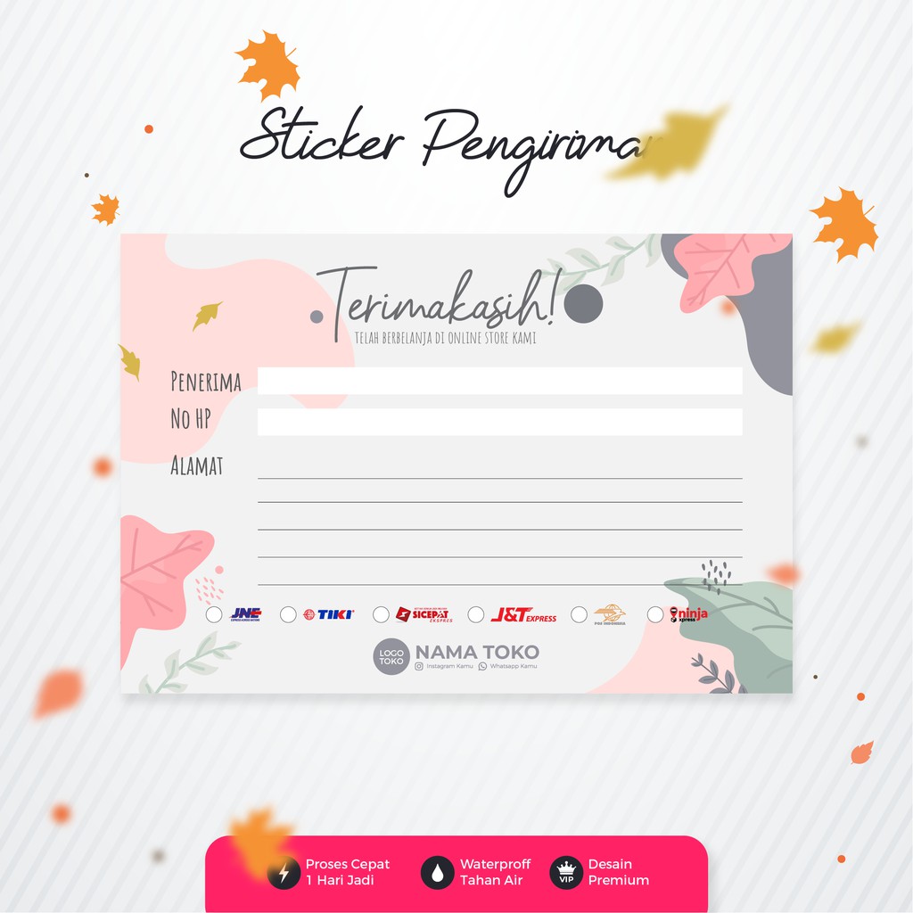 

Stiker Label Pengiriman Online Shop