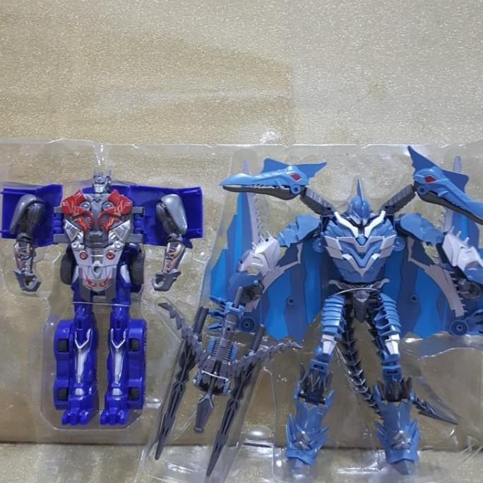 ------] figure transformer pterodactyl strafe dinobot plus optimus prime truk