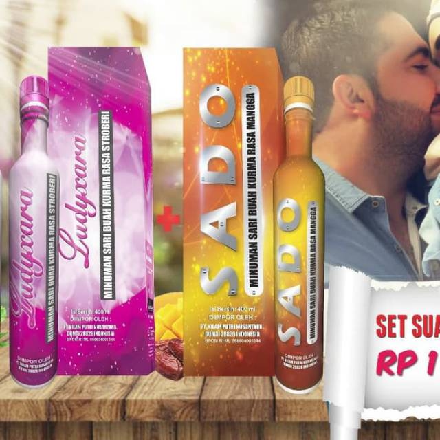 PKET KOMPLIT PRIA & WANITA, JUICY LADYXARA + SADO
