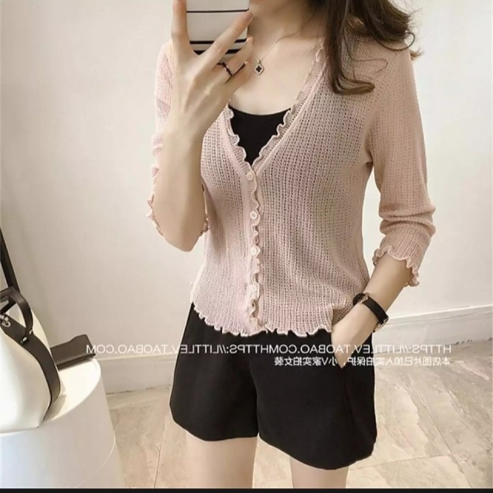 baju rajut wanita blouse JULI   baju rajut wanita pendek  baju rajut wanita murah