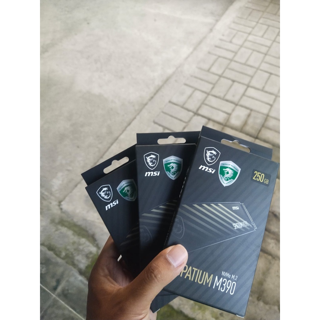 MSI Spatium M390 250GB NVME - NVME 250GB Garansi Resmi 5 Tahun