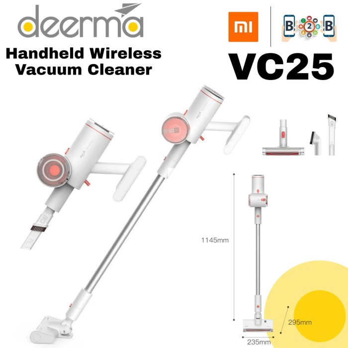 DEERMA VC25 / VC25 Plus Handheld Wireless Vacuum Cleaner - Not VC20