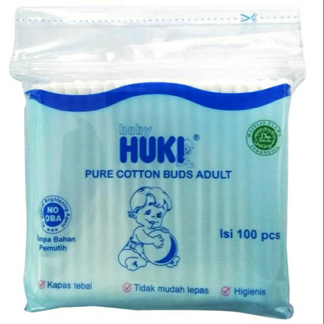 HUKI Cotton Buds isi 100 pcs