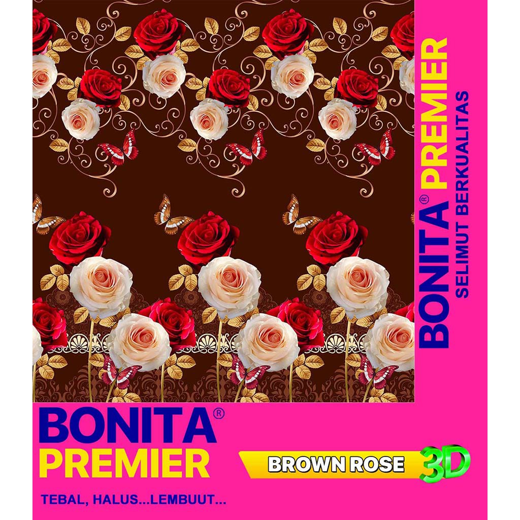 BONITA Selimut BONITA PREMIER ORIGINAL Bulu Sutra Lembut uK.160x200